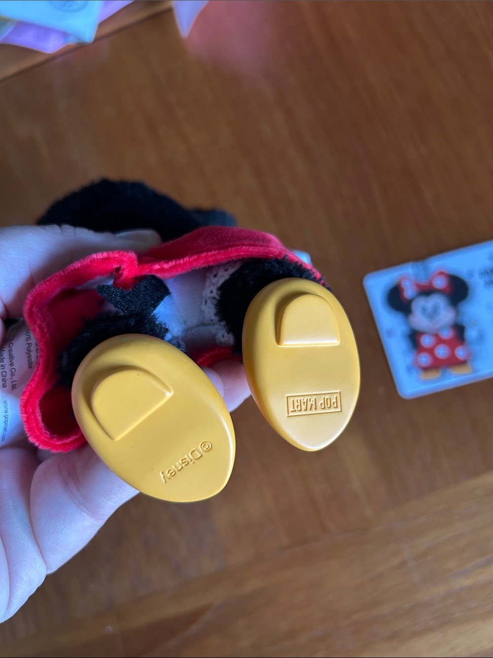 Authentic PopMart Minnie Mouse Plush Keychain from Mickey and Friends - Picture 5 of 5
